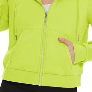 2025 nouveau motif côtelé ourlet mode imprimé sweat à capuche ample sweats à capuche pour femmes sport Streetwear sweats à capuche courts - Product Image 2