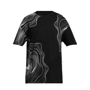 T Shirt Chemises personnalisées de haute qualité pour hommes T-shirt surdimensionné en coton vierge lourd pour hommes - Product Image 1