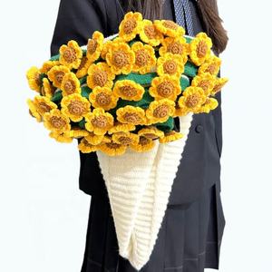Manta de Rosas Tejida a Crochet, Hecha a Mano, Regalo Creativo, Manta de Flores de Algodón, Manta de Rosas Terminada para Festivales y Regalos - Product Image 4