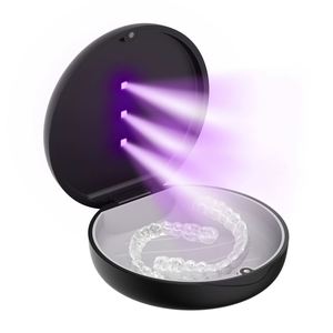 Estuche de retención de <span class=keywords><strong>ortodoncia</strong></span> al por mayor caja esterilizadora UV tirantes invisibles para soporte de retención de alineador <span class=keywords><strong>Invisalign</strong></span> - Product Image 1