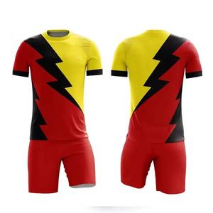 Maillots de football professionnels en gros, séchage rapide, design par sublimation, uniforme de football personnalisé, ensembles d'uniformes de sport - Product Image 1
