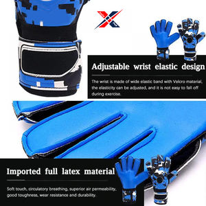 Gants de football américain sur mesure avec bonne adhérence Gants de gardien tendance à la mode meilleure qualité à la demande des clients - Product Image 5