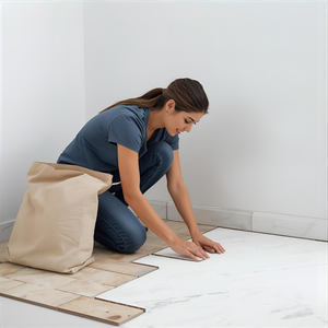 Adhesivo para azulejos a base de cemento, polímero y cemento, pegamento para azulejos resistente al agua de alta resistencia para uso en pisos de baldosas de cerámica y porcelana - Product Image 6