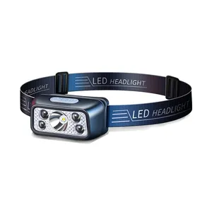 WARSUN W719 ABS PVC Plastic Light Cup Built-in Battery 3000 Lumen IP55 TYPE-C LED Multiple Light Source Headlamp