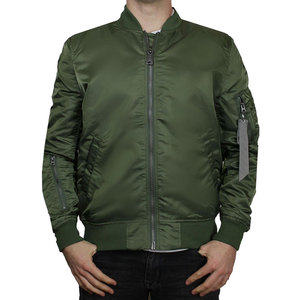 2025 chaqueta de bombardero bordada de invierno de alta calidad de moda con logotipo personalizado para hombre chaqueta de vuelo de talla grande para exteriores de primavera - Product Image 3