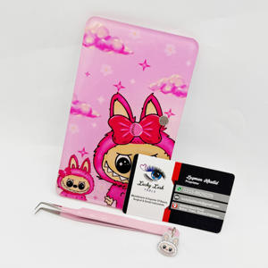 Wholesale Handmade Acrylic <b>Magnetic</b> Lash Extension Tile Modern Rectangle Shape Professional Salon Use Customized Color Private - Product Image 2