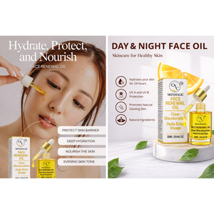 Skin Magic Aceite Renovador Facial 30ml, Suero Intensivo de Hidratación e Iluminación para el Cuidado de la Piel en Casa - Product Image 3