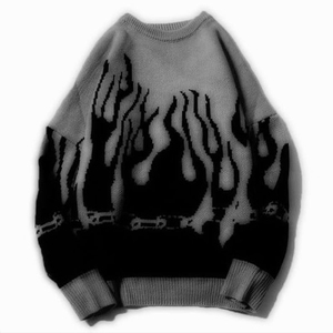 Sweatshirts surdimensionnés à manches longues, col rond, pull-over, en différentes couleurs, designs de haute qualité - Product Image 1