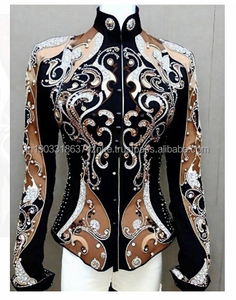 Chaqueta de espectáculo impermeable para mujer de equitación de buena calidad Chaqueta de espectáculo de equitación de bajo precio a precio barato - Product Image 4