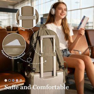 Large Capacity Storage School Backpack With Strong Zippers And Comfortable Shoulder Straps For Daily Activities - Product Image 6
