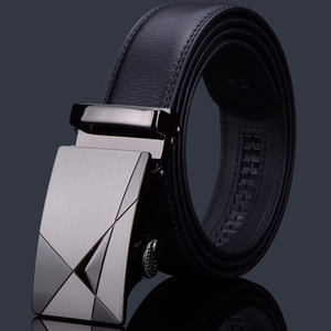 Ceintures en cuir sur mesure Ceintures en cuir véritable de couleur noire de haute qualité pour hommes 2026 New Tending Men Ceintures en cuir - Product Image 2