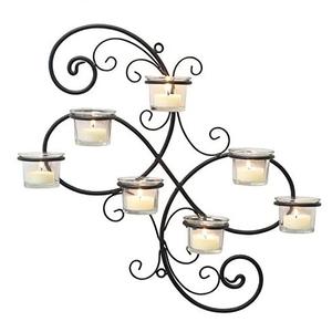 Hotel and Table Accessories Famous Candelabra Home Decorative <b>Black</b> Antique Finishing <b>Candle</b> Stand <b>Candle</b> <b>Pillar</b> Decoration - Product Image 1