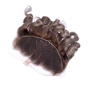 Extensiones de Cabello Natural de Alta Calidad con Mechas Ombre Onduladas y Frontal para Hacer Pelucas - Product Image 4
