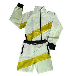 Conjunto corto cortavientos de dos piezas para hombre, ideal para salidas informales y sesiones de entrenamiento - Product Image 6