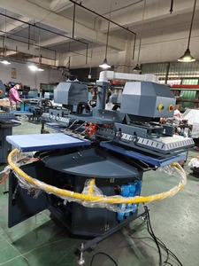 Machine d'impression DTF manuelle à double station pour vêtements, presse à chaud multicolore, état neuf, imprimante à plat OEM 110V/220V - Product Image 3