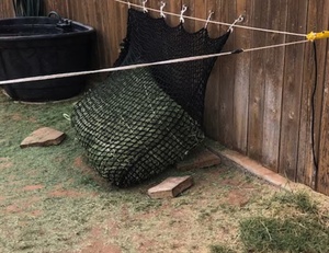 Durável Nylon Pendurado Slow Feed Hay <span class=keywords><strong>Net</strong></span> Bag para Cavalos e Outros Animais - Product Image 3