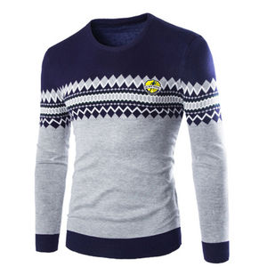 2025 mode hommes personnalisé respirant laine doublure tricoté pull avec motif en gros meilleure vente hiver automne saison - Product Image 5