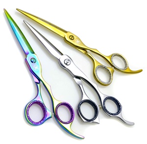 KOUNAIN Ciseaux de barbier professionnels en acier inoxydable de 7.0 pouces Ciseaux de beauté de qualité supérieure Rasoir Sharp Multi-Plasma Hair Blunt - Product Image 6