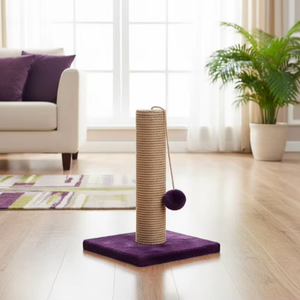 Grattoir pour chats Amistar Violet Waltz de haute qualité, adapté à toutes les races et tailles de chats. - Product Image 1