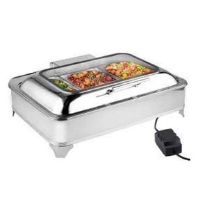 Article le plus vendu en 2025, plat chauffant rectangulaire en acier inoxydable 10L, parfait pour les buffets et les événements traiteur, chauffe-plats rectangulaire en acier 10L - Product Image 6