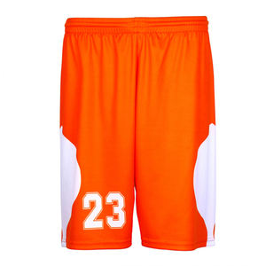 Pantalones cortos de malla de baloncesto de poliéster 100% hechos a medida para hombre, conjuntos de uniformes de baloncesto atléticos de talla grande, sublimación - Product Image 5