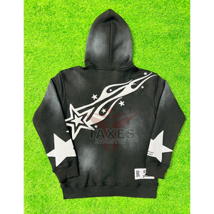 Sweats à capuche personnalisés de qualité supérieure, 100% coton molletonné, décontractés, broderie de logo personnalisée, sweats à capuche lourds à fermeture éclair intégrale pour hommes - Product Image 3