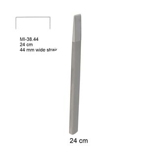 Mini cincel de osteótomo Lambotte de 24cm de alta precisión, herramienta quirúrgica ortopédica recta de 50mm de ancho, proveedor OEM de acero inoxidable - Product Image 4