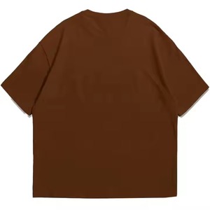 เสื้อยืดคอกลมผ้าคอตตอนสำหรับผู้ชายเสื้อ100% น้ำหนักเบาออกแบบได้ตามต้องการโลโก้และไซส์ - Product Image 6