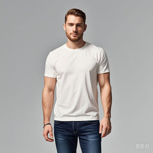 T-shirts polo pour hommes lourds T-shirt de golf Streetwear avec logo personnalisé vierge - Product Image 2