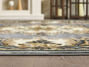 Alfombra turca de lujo hecha a máquina, de polipropileno BCF, color gris oscuro, premium, para sala de estar, del fabricante de Gaziantep. - Product Image 4