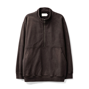 Usine personnalisée Sweatshirts à capuche col rond avec découpe pour hommes en coton de haute qualité OEM ODM - Product Image 1