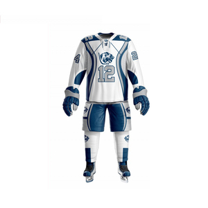 Conjunto de uniforme de hockey sobre hielo por sublimación personalizado de alta calidad Jersey deportivo de equipo barato de secado rápido a la venta - Product Image 3
