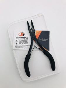 Wholesale Custom Logo Micro <b>Bead</b> <b>Hair</b> <b>Extension</b> Plier Multi-Functional Black Stainless Steel Tool - Product Image 5