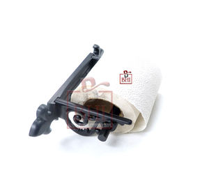 Support de rouleau de cuisine en acier inoxydable, Design rétro victorien, design Vintage, montage mural - Product Image 2