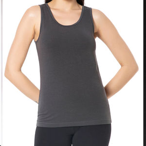 Nouveauté, débardeurs tricotés décontractés pour femmes, style fitness respirant, en coton et fibre de bambou de style unique, en stock - Product Image 2