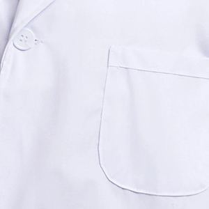 Professional Nurse Hospital Uniforms <b>Long</b> <b>Sleeve</b> Lab Coat 100% Polyester Women <b>Men</b> Unisex Scrub Label Doctor Uniform <b>White</b> Lab - Product Image 5