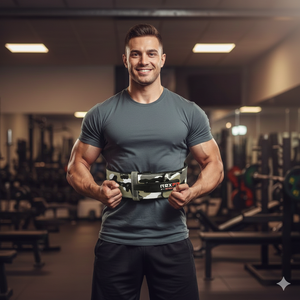 Cinturón de Soporte de Cuero Resistente Rexfit Sports para Levantamiento de Pesas y Entrenamiento de Fuerza, para Soporte Lumbar Durante el Gimnasio y Entrenamiento de Fuerza - Product Image 3