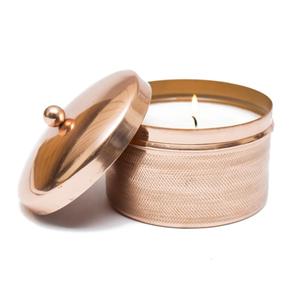 Copper Matte <b>Polish</b> Candle Jar Holder for Home Hotel Restaurants Cafe Tabletop Decor <b>Metal</b> Candle Holder Direct Factory Price - Product Image 4