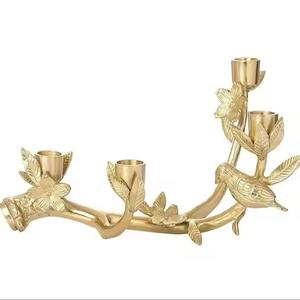 Elegante soporte de vela de metal para decoración del hogar, centro de mesa para sala de estar, exhibición de mesa - Product Image 3