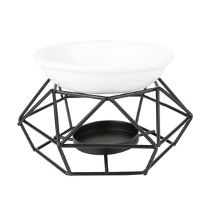 การออกแบบที่กําหนดเองโลหะผู้ถือธูปเตาน้ํามันสีดําโลหะBurner DiffuserสําหรับHome Hotelโบสถ์การใช้งานขายส่ง - Product Image 6