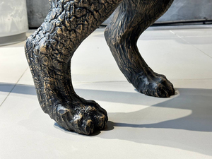 Mesa de Centro Hecha a Mano con Diseño de Pantera Negra, Mesa Escultural de Madera Sólida de Lujo para Interiores Premium - Product Image 6