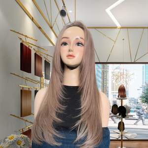 Vente en gros 100% cheveux humains bruts vierges perruque Full Lace Long Curly Afro Deep Water Wave Transparent pour Lace Frontal - Product Image 2