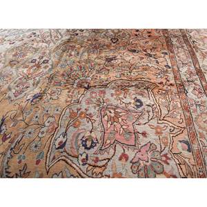 Alfombras de Seda Anudadas a Mano Gulmarg Pae-6216, Medallón Rosa Púrpura para el Hogar, Rectángulo de 9x12 para Pasillo, Decoración de Sala de Estar - Product Image 3