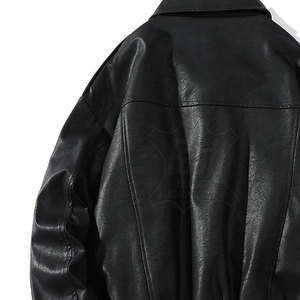 Custom Design Bomber <b>Leather</b> <b>Jacket</b> New Arrival <b>Men's</b> High Quality Fashion Bomber <b>Leather</b> <b>Jacket</b> Best Design <b>Men</b> Winter - Product Image 4