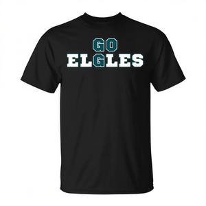 T-shirt Go Elgles Team Spirit noir, grande taille - Product Image 2