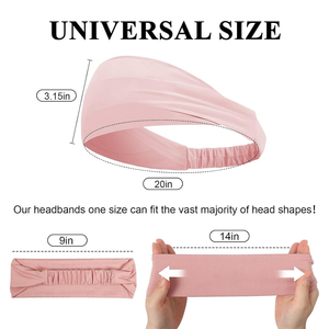 Factory Custom Logo Print Elastic Waterproof High Quality <b>Hair</b> <b>Band</b> Women <b>Men</b> Absorption Sweat Polyester Running Yoga Headbands - Product Image 6