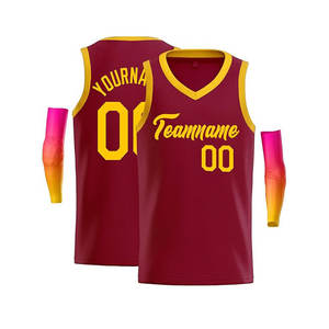 Maillot de basket-ball par sublimation Ensemble de basket-ball cousu avec numéro d'équipe du club - Product Image 6