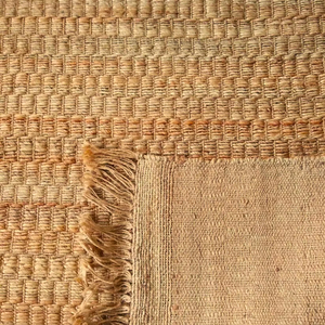 Direct Factory Manufacturer's Hot Selling Modern Textured Hand Woven Large Indian Jute Rug Flat Weave Area Rugs & Sets for Home - Product Image 1