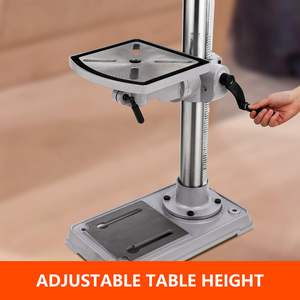 Taladro de columna con motor de cobre de 7.5A, velocidad variable de 288-3084 RPM, mesa inclinable para trabajar madera y metal, taladros de columna de velocidad variable - Product Image 2