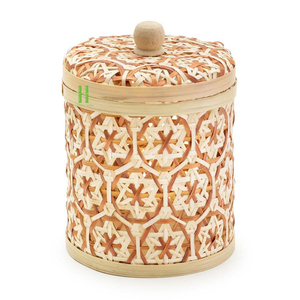 Cadeau du Ramadan Eid et panier à thé en bambou tissé écologique léger capacité de 3-6L Style américain fabriqué au Vietnam - Product Image 1
